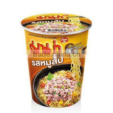 INSTANT CUP NOODLES (Minced Pork Flavor) Thailand Best / Wholesale Price