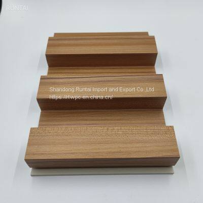Wall Panel Hollow Interior Wood Plastic Composite Wall Cladding WPC Wall Panel 195-28 photo-5