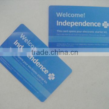 Credit Card Size Plastic Vip Business Card/Hotel Vip Card