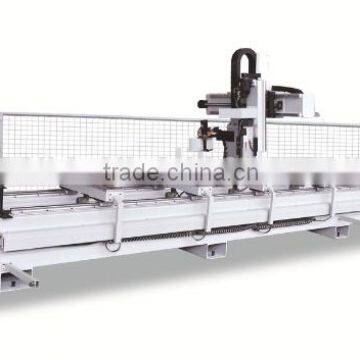 High-speed Double Worktable CNC Processing Center for alumium window