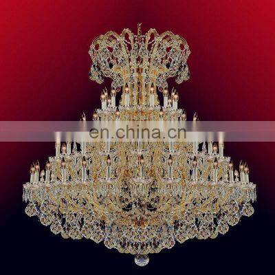 Modern maria theresa crystal chandelier candle pendant hanging light for wedding decoration