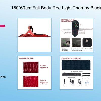 Newest Led Therapy Light Pad Wraps Therapy Beds for Full Body Half Body Healthcare and Wellness photo-5