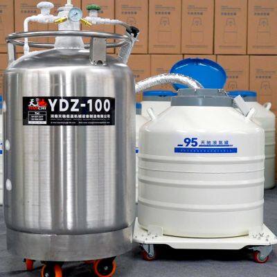 Liquid Nitrogen Refrigerator Stainless Steel Liquid Nitrogen Tank