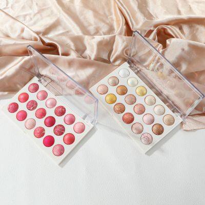 OEM Full Cosmetics Set Box 18 Color Eyeshadow Palette Baked Powder Makeup Palette Face Blusher and Highlight photo-5