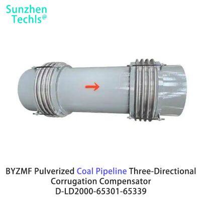 BYZMF Pulverized Coal Pipeline Three-Directional Corrugation Compensator