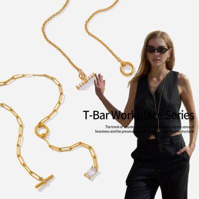 Stainless Steel Rolo Chain Necklace 2mm-5mm Thickness Options