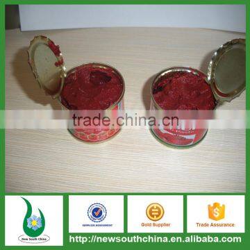 Canned tomato paste 28-30% brix ketchup for dubai brand