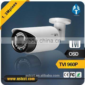 Hot selling 1080P IR bullet cctv 1.3MP System waterproof wholesale TVI High Definition IR Bullet Camera IP66