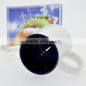 11oz sublimation inner color mug ,Sublimation inner color mug