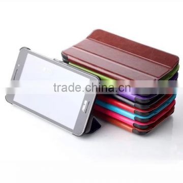 Premium pu leather back standing case for ASUS Fonepad 7 FE375 welcome OEM