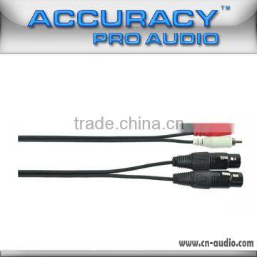 Professional OFC 4*8MM YC RCA Cable By RCA To XLR YC808-10FT