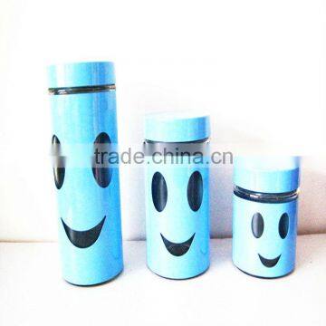 Green Canister Set Green Glass Jar Food Container