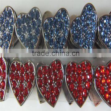 Factory Direct Supply of Encrusted With Diamonds 10MM Wear Jewelry Slider Heart Charms photo-6