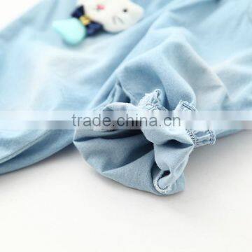 Wholesale Cartoon Cat Baby Girl Clothes 2016 New Summer Girl Light Color Jeans Lovely Little Girl Jeans photo-3
