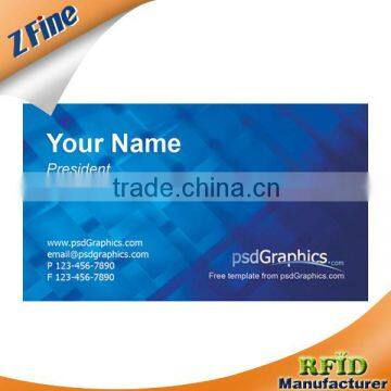 professional smart card factory high quality plastic smart card/busniess card