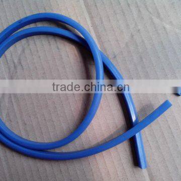 Silicone extrusion edge trim