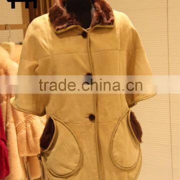 Factory direct wholesale genuine rabbit fur inner coat