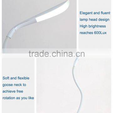 Gift JK-853C USB Power White Color LED Table Light Clips Reading Lights With Flexible Tube Desk Bed Lighting photo-5