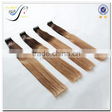 Factory Cheap 100% Human Hair Extension , China Vendors Wholesale Russian Blonde Tape In Human Hair Extensions