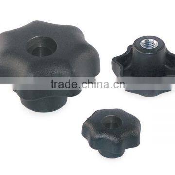 Seven-Star Plastic Knobs DIN6336 with through thread BK36.0022