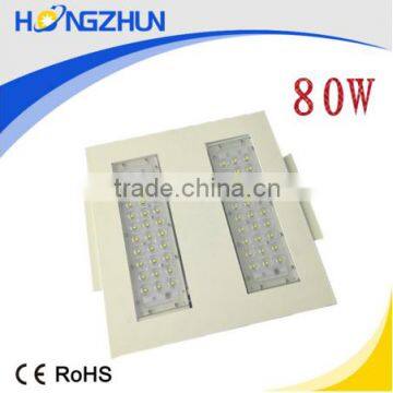 new products 2016 innovative product 8000lm 80 watt led gas station canopy light with white housing