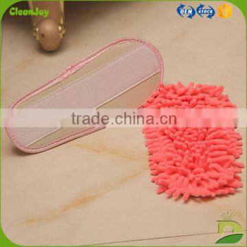 custom logo super absorbent waterproof chenille slipper