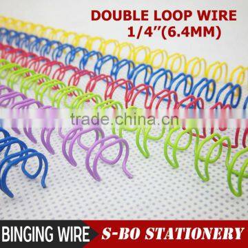 Twin ring wire for book binding