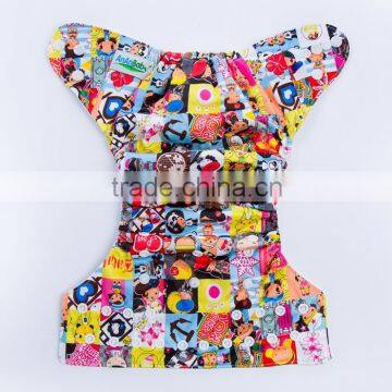 Parents Choice Cartoon Character Fitting Breathable Natural Bulk Cloth Diapers photo-6
