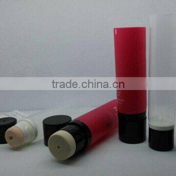 Cosmetic Usage Tube Packaging with Sponge Massage Head Tube for Shoe Polish