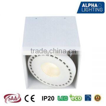 28W rotatable ceiling dimmable adjustable surface mounted led ceiling light