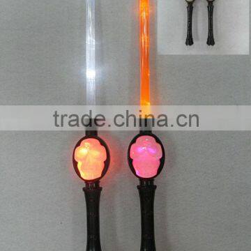 LED Flashing Skull Wand for Halloween and Parties