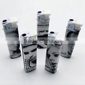 Wrapper Lighters Customzied Refillable Plastic Gas Lighter photo-4