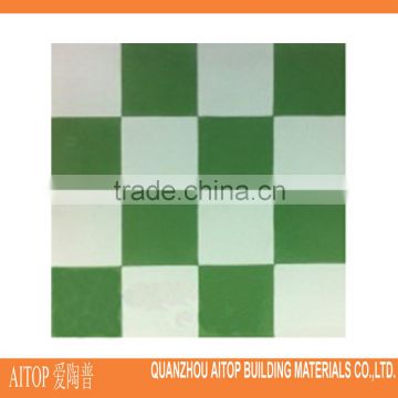 Green mosaic cement flooring carpet brick tile decoration high quality 200x200mm manufacturer china cement tiles flooring fixing