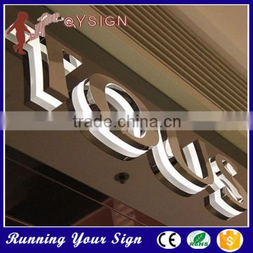 advertising mirror ss crystal backlit price illuminated signs