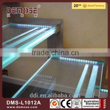 modern stair railings led stair lights glass staircase