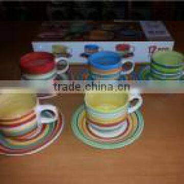 stock cheap good quality hand painted coffee mugs,hand made coffee mugs ,hand painted coffee mugs and saucer ceramic,