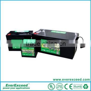 High rate VRLA battery with long life time HR-12100