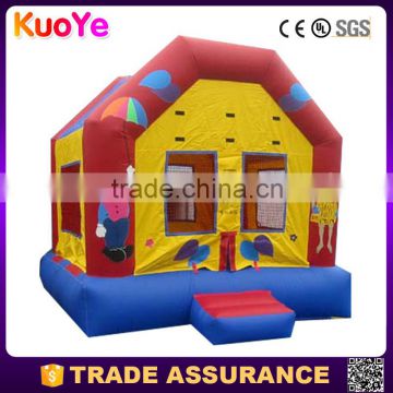 cheap lovely clown inflatable bouncer for kids,inflatable jumping house