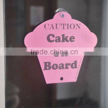 car window sign/safety warning sign/baby on board