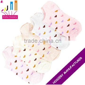 ladies ankle socks with heats design