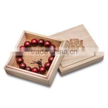 Pine Neckalce Box, Wood Bangle Box, Wood Jewelry Box photo-3