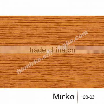 wooden grain pvdf film for window