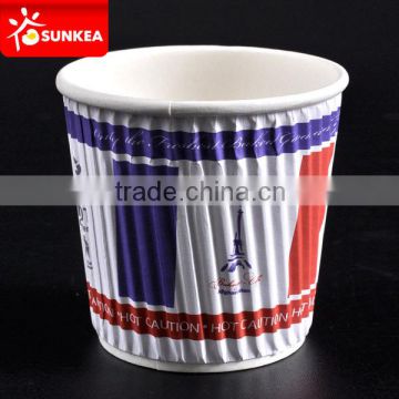 Disposable double wall coffee paper cup price china