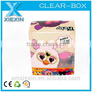 folding printing rectangular clear plastic box