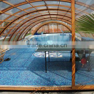 High quatity cheap hard plastic swimmingpool cover