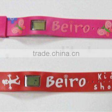cheap promotional digital watch, children silicon wristband watch