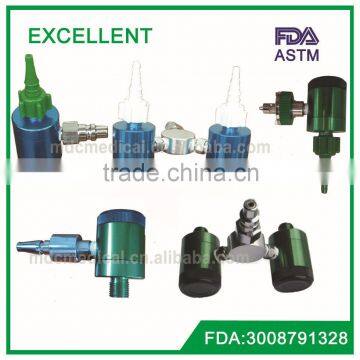 click style medical oxygen flowmeter/ oxygen flowmeter with humidifier