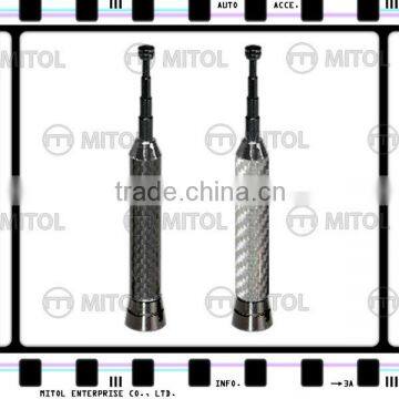 Car Antenna-80~210mm Conical Type/Black Chrome with Carbon