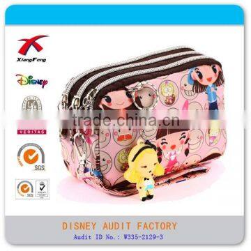 Three pockets woman hand bag 2014 designer, polyester 2014 hand bags