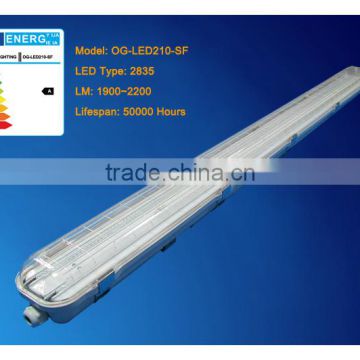 Guangdong IP65 Emergency LED light 1500mm with PC housing